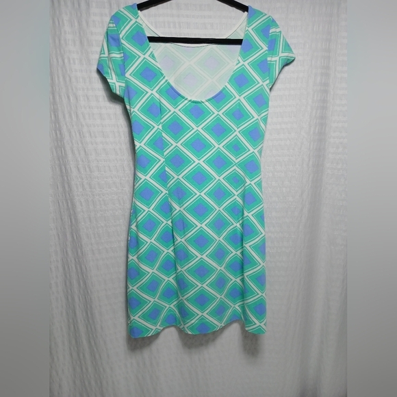 Mahi Gold Born On The Beach Cotton Mini Dress. Size S - Picture 2 of 4